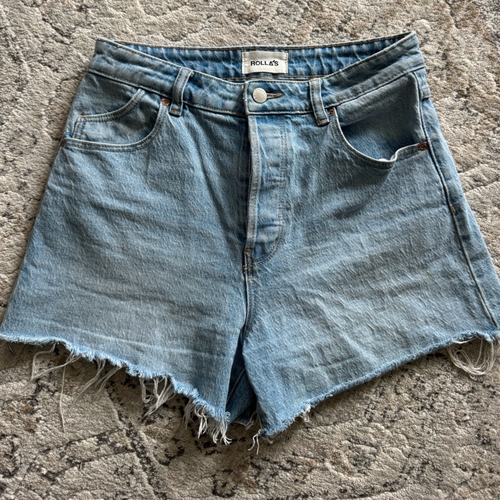 ROLLA'S High Rise Original Shorts Size 28 (Aussie 10)